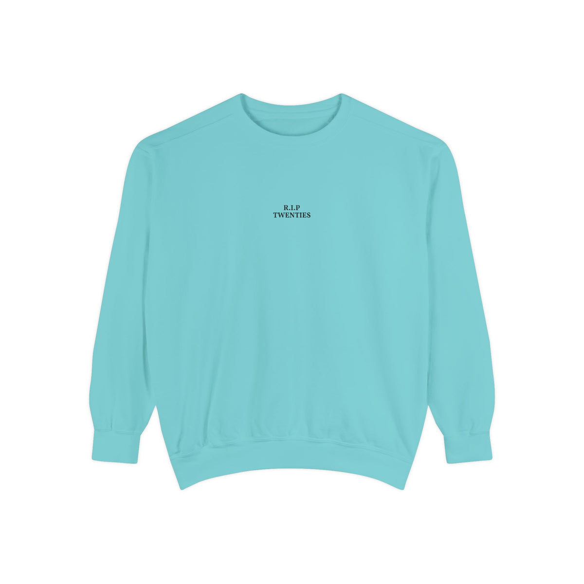 Minimalist "Be Kind" White Sweatshirt — Small Chest Text Crewneck