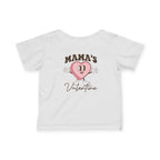 Infant Tee — "Mama’s Valentine" Cute Heart Baby Shirt