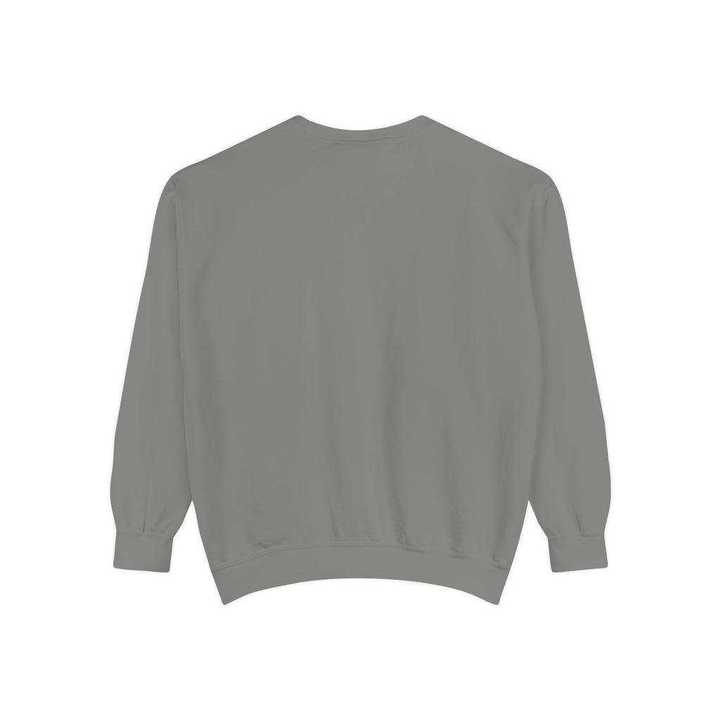 Minimalist "Be Kind" White Sweatshirt — Small Chest Text Crewneck