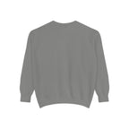 Minimalist "Be Kind" White Sweatshirt — Small Chest Text Crewneck