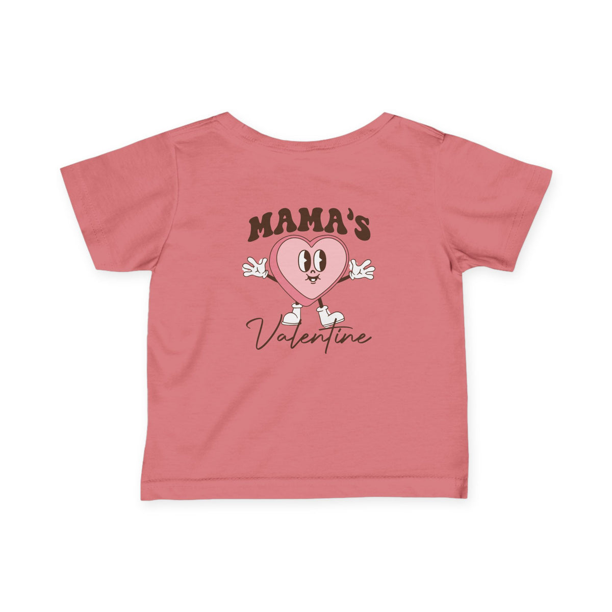 Infant Tee — "Mama’s Valentine" Cute Heart Baby Shirt
