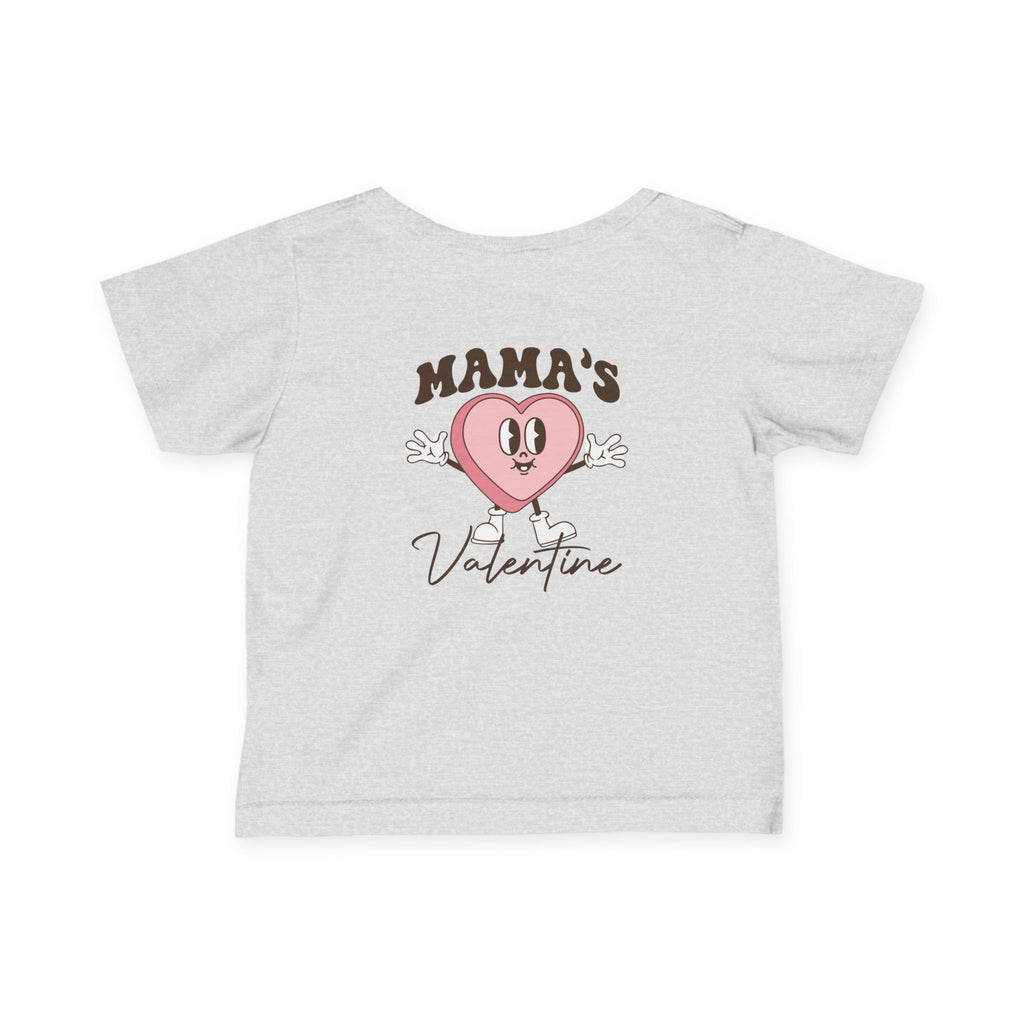 Infant Tee — "Mama’s Valentine" Cute Heart Baby Shirt