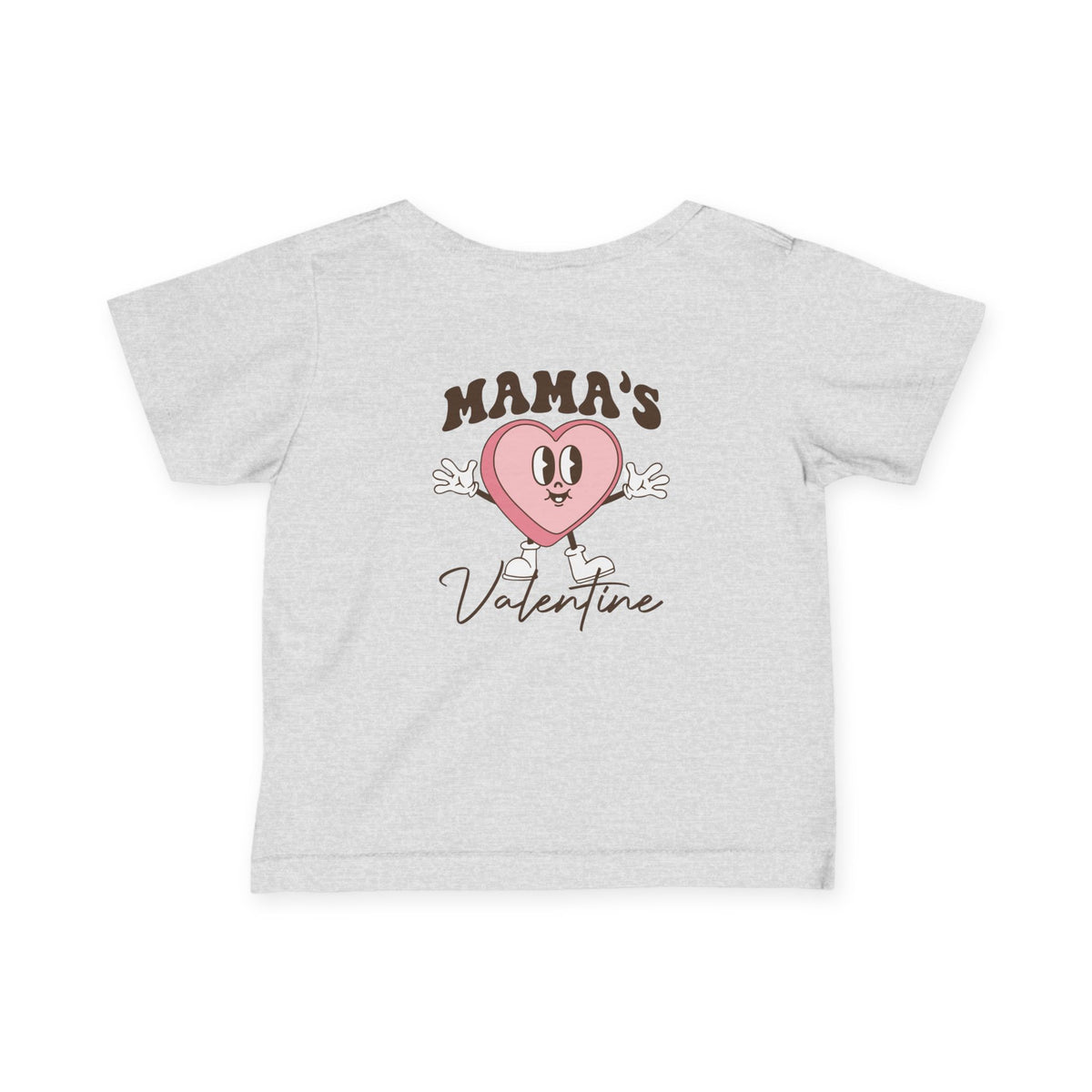 Infant Tee — "Mama’s Valentine" Cute Heart Baby Shirt