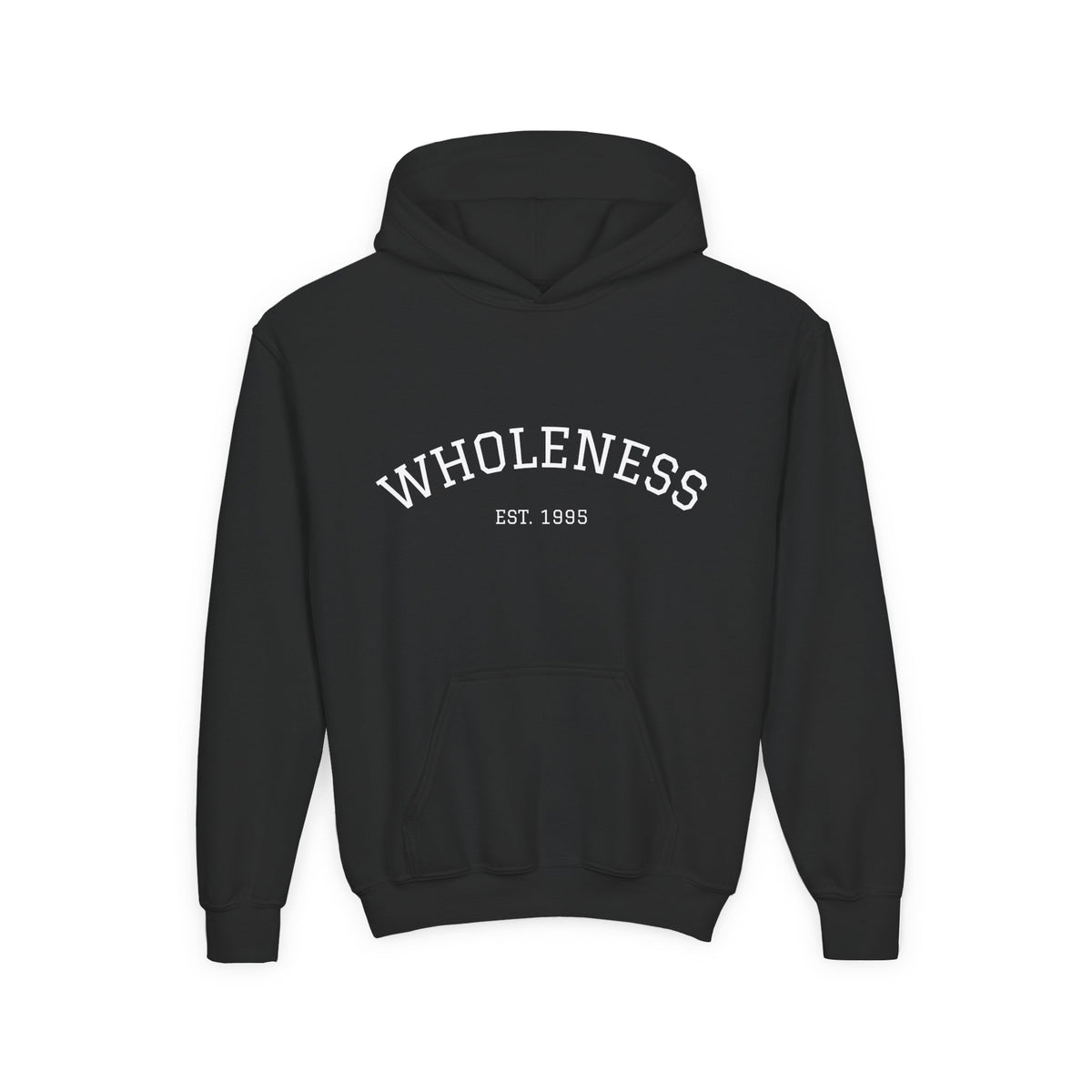 Wholeness Youth Hoodie – Vintage 'EST. 1995' Arch Logo