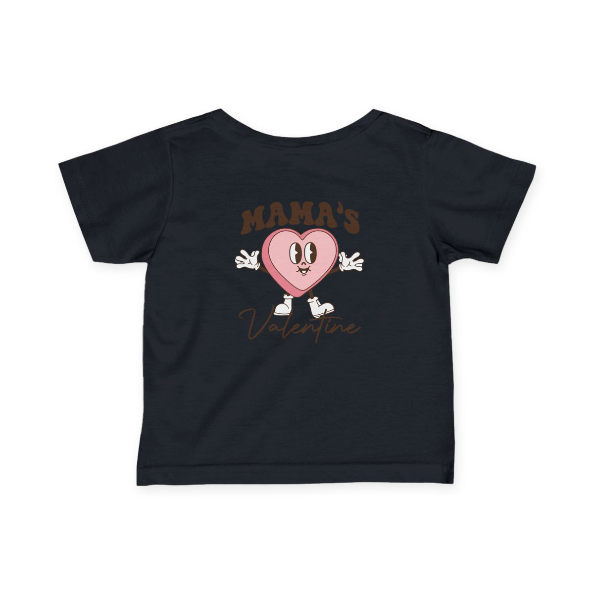 Infant Tee — "Mama’s Valentine" Cute Heart Baby Shirt