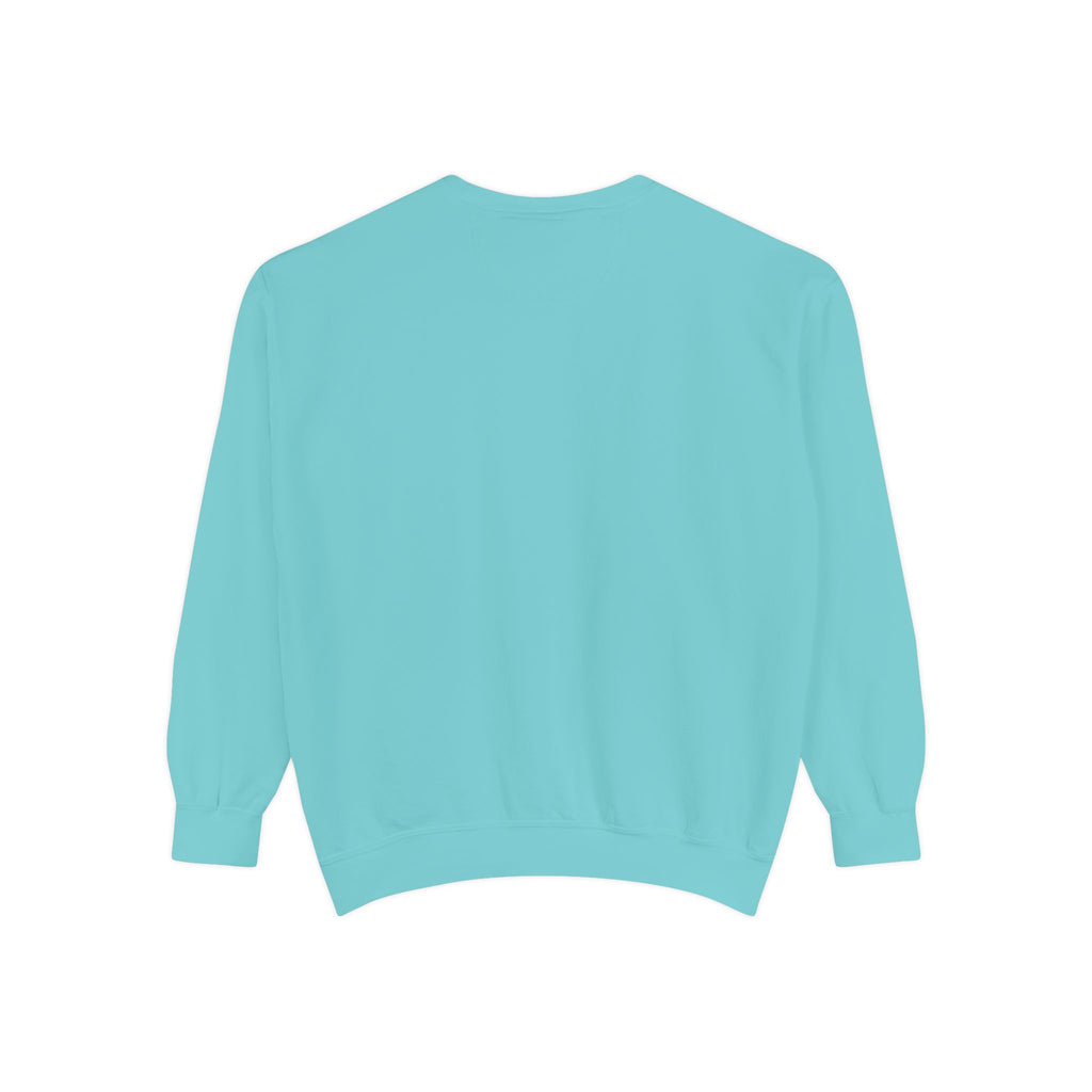 Minimalist "Be Kind" White Sweatshirt — Small Chest Text Crewneck