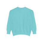 Minimalist "Be Kind" White Sweatshirt — Small Chest Text Crewneck
