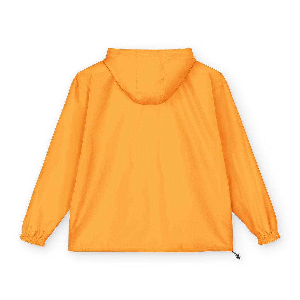 Packable Anorak Jacket — Orange Heart Sequin Patch