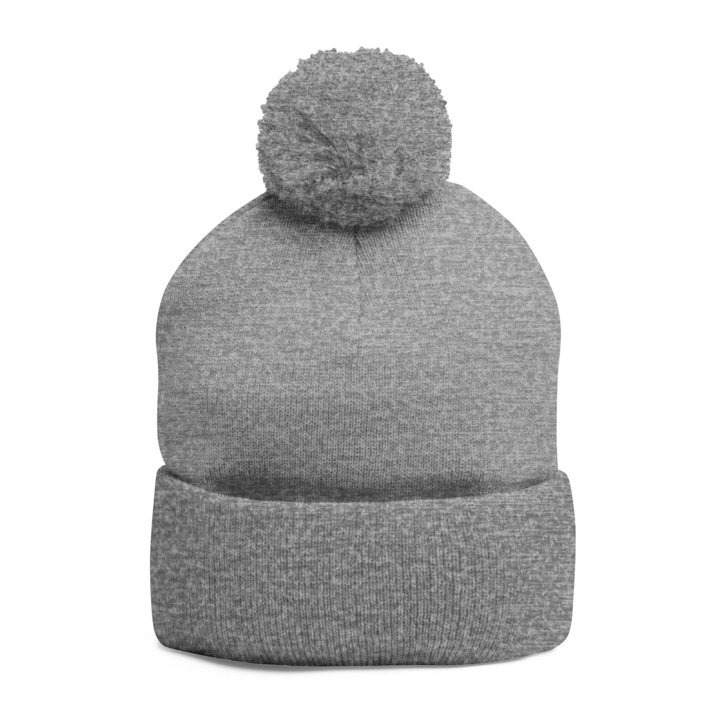 Embroidered Pom-Pom Beanie — "You Are Berry Special" Cute Strawberry Knit Hat