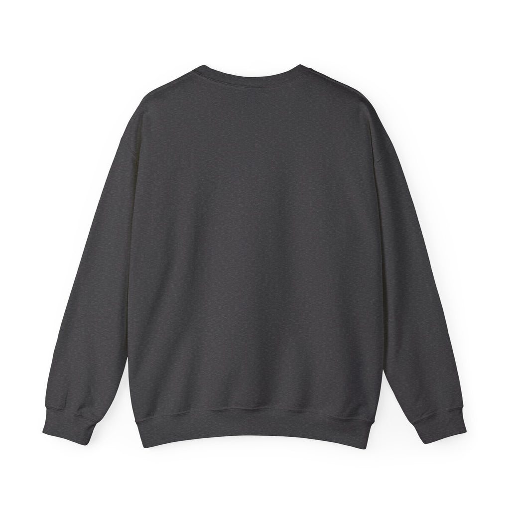 Crewneck Sweatshirt — Minimal Line Art Heart "I (heart) you" Back Design