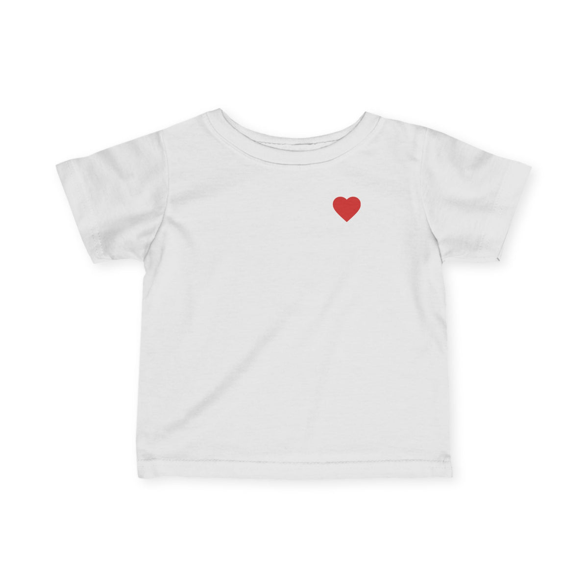 Infant Tee — "Mama’s Valentine" Cute Heart Baby Shirt