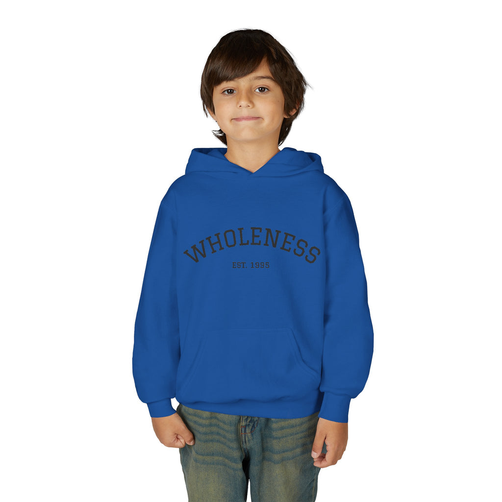 Wholeness Youth Hoodie – Vintage 'EST. 1995' Arch Logo