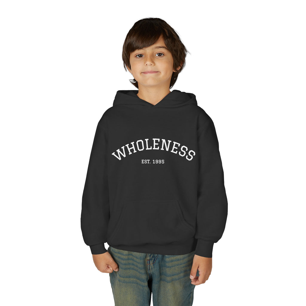 Wholeness Youth Hoodie – Vintage 'EST. 1995' Arch Logo