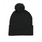 Embroidered Pom-Pom Beanie — "You Are Berry Special" Cute Strawberry Knit Hat