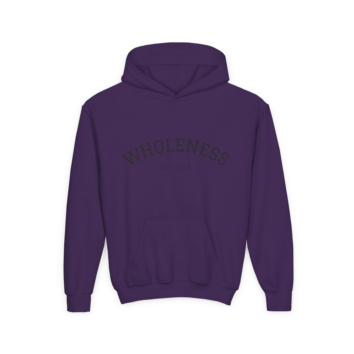 Wholeness Youth Hoodie – Vintage 'EST. 1995' Arch Logo