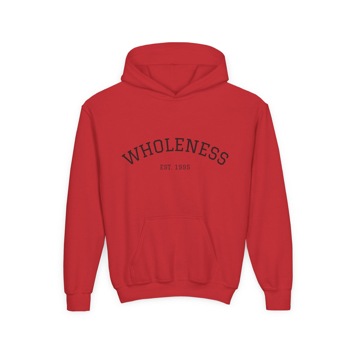 Wholeness Youth Hoodie – Vintage 'EST. 1995' Arch Logo