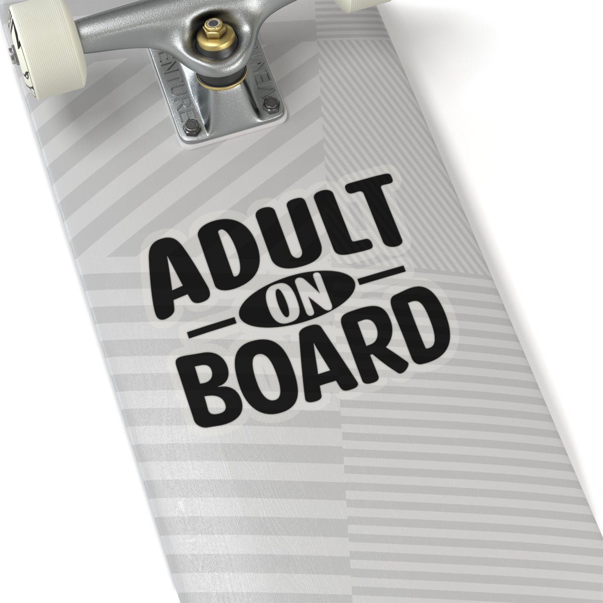 Adult On Board Sticker — Funny Kiss-Cut Vinyl Decal for Laptops, Water Bottles & Cars